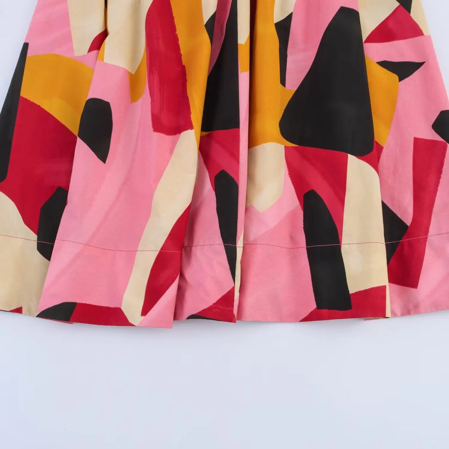 Skirts Summer Women's 2025 New Chic Print High Waist Women's Skirts Fashion Joker Street Youth Holiday Travel Skirts