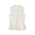 Women's clothing 2025 summer new product fashion European and American style short skirt style knitted vest top