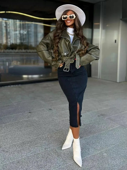 Denim Skirt Woman Streetwear Long Slim Skirts For Women Asymmetric High Quality Skirt Woman 2024 Trend High Waist Long Skirts