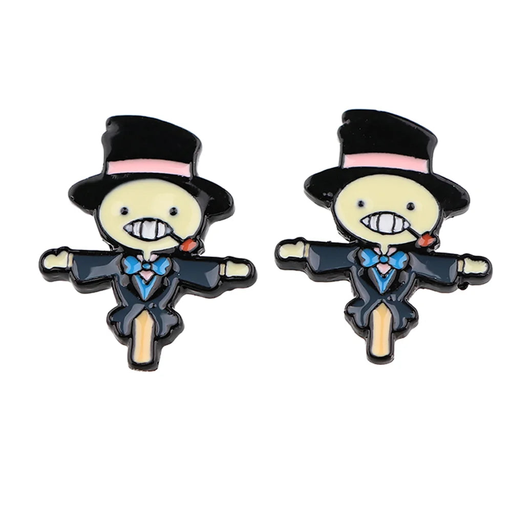 Anime Series Earrings for Women Girls Cartoon Studs Earrings Stainless Steel Ear Pierced Jewelry Accessories Party Gifts