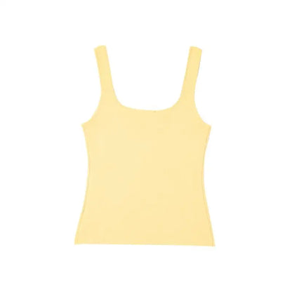 Women's 2025 New Summer Tops Chic Elastic Slim Elegant Holiday Women's Tops Summer Street Fashion Youth Tank Tops