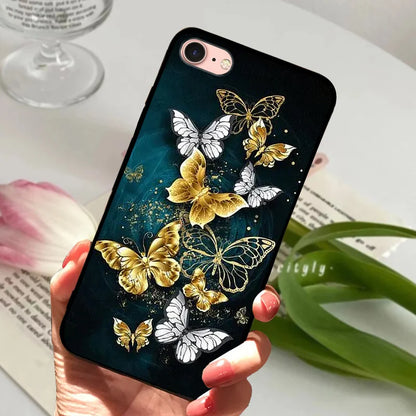 For iPhone 6S 6 Case Silicone Soft Back Phone Cover For iPhone 7 7Plus 6 6S Plus Silicon Cases For iPhone 8 8 Plus Fundas Bumper