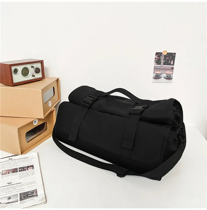 Fashion Travel Bags For Women Large Capacity Men's Sports bag Waterproof Weekend Sac Voyage Female Messenger Bag Dry And Wet