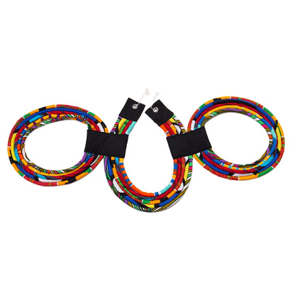 Women's Necklace 2023 Jewelry African Fabric Batik Necklace Printed Fabric Necklace Ankara Tribe Tassel Necklace Women WYB750