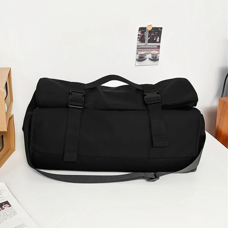 Fashion Travel Bags For Women Large Capacity Men's Sports bag Waterproof Weekend Sac Voyage Female Messenger Bag Dry And Wet