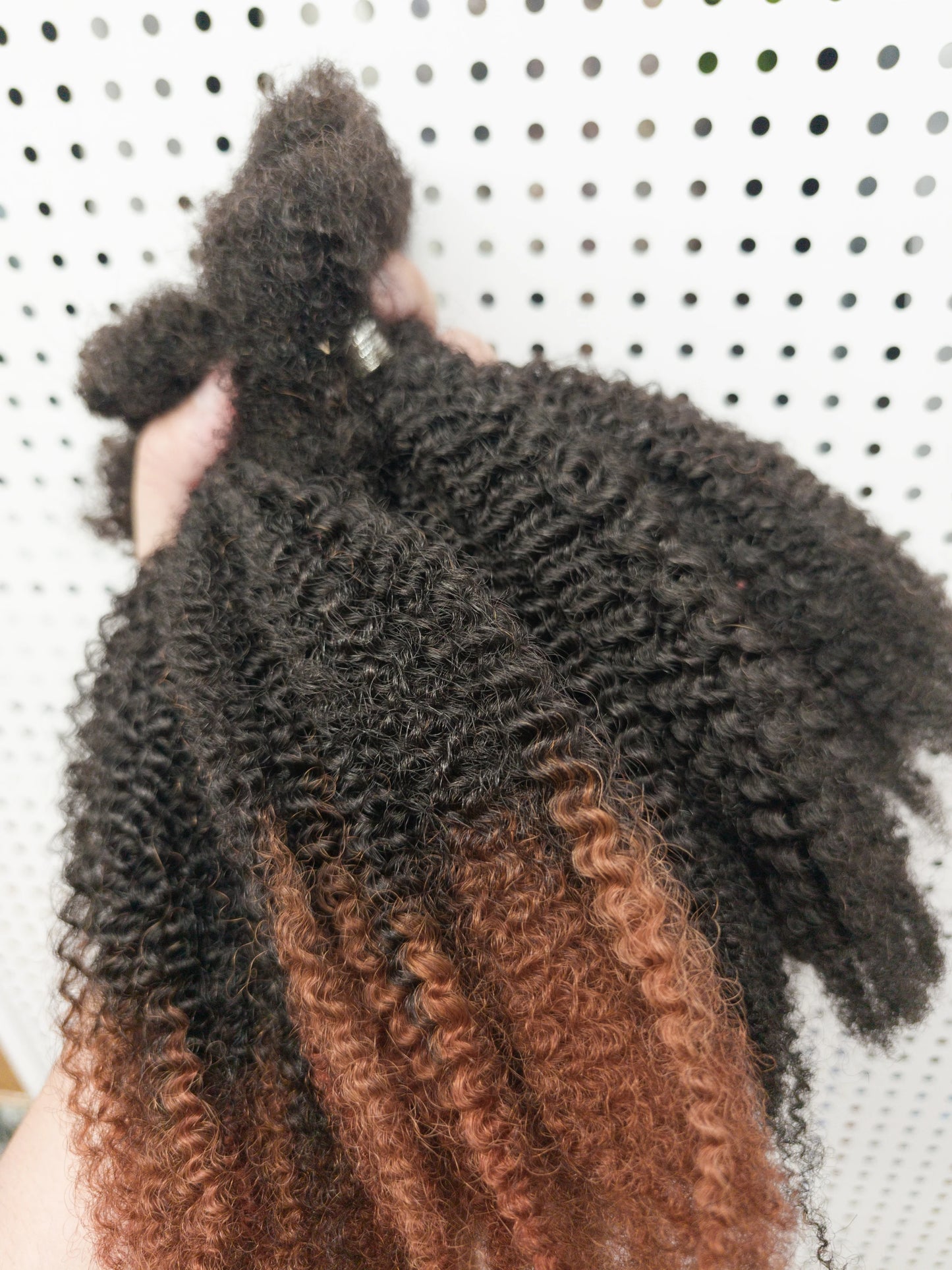 Human Hair No Weft 4C Afro Kinky Curly Virgin Brazilian Human Hair Extensions Weave Bundles Weaving for African Black Women 16"