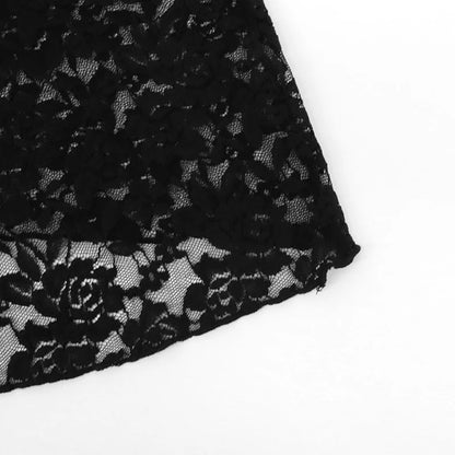 Women's Dresses New Summer Sexy Black Lace Fashion Print Sleeveless Backless Strap Maxi Dress Casual Club Elegant Female Dresses