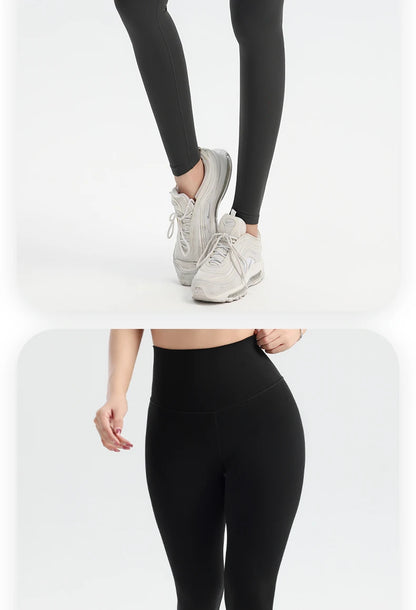 Solid Color Yoga Pants Pants Women's Gym Pants Quick Dry Breathable Leggings Outdoor Cycling Pants