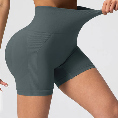 Women Yoga Shorts Legging High Waist Workout Shorts Fitness  Lift Butt Fitness Ladies Gym Running Short Pants Sportswear