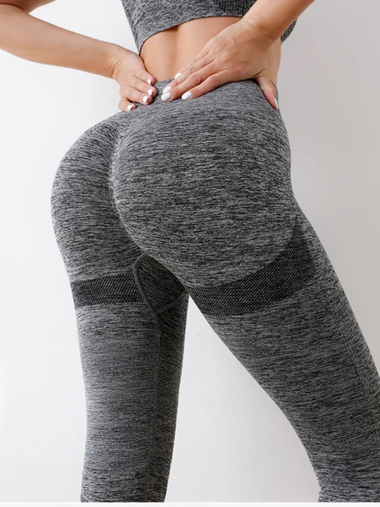 Women'S Sports Yoga Pants Fitness Hip Lifting High Waisted Pants Abdominal Compression Tight Fitting Breathable Sports Fitness