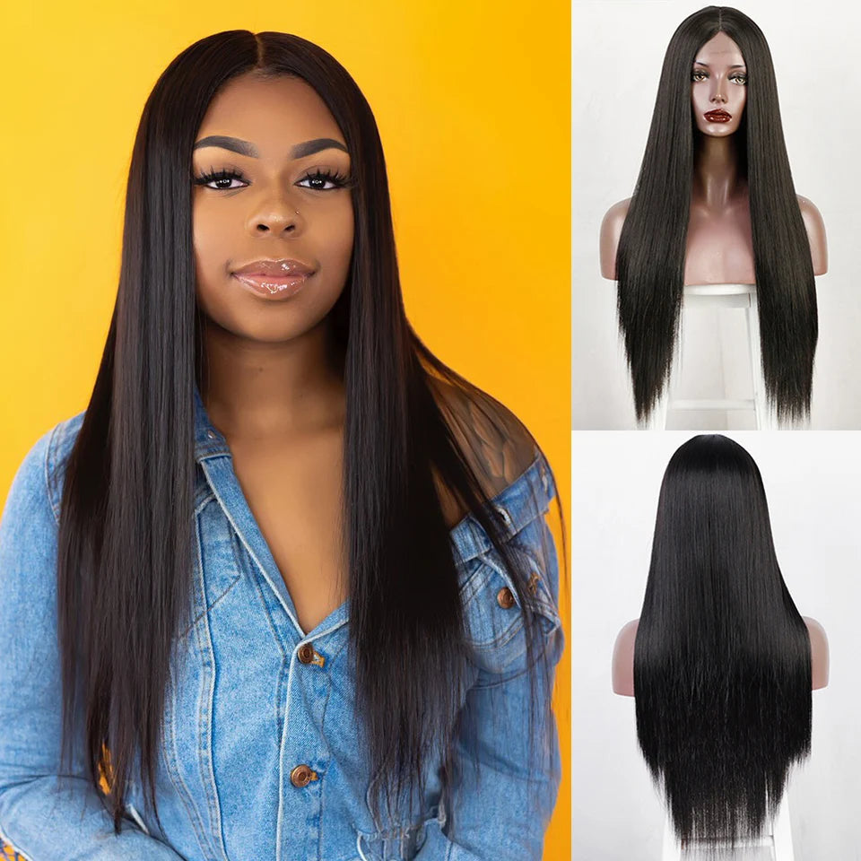 I's a wig Long Straight White Cosplay Wigs Synthetic Wigs for Women 60 613 Blonde Grey Pink Black Color for Daily Party Lolita