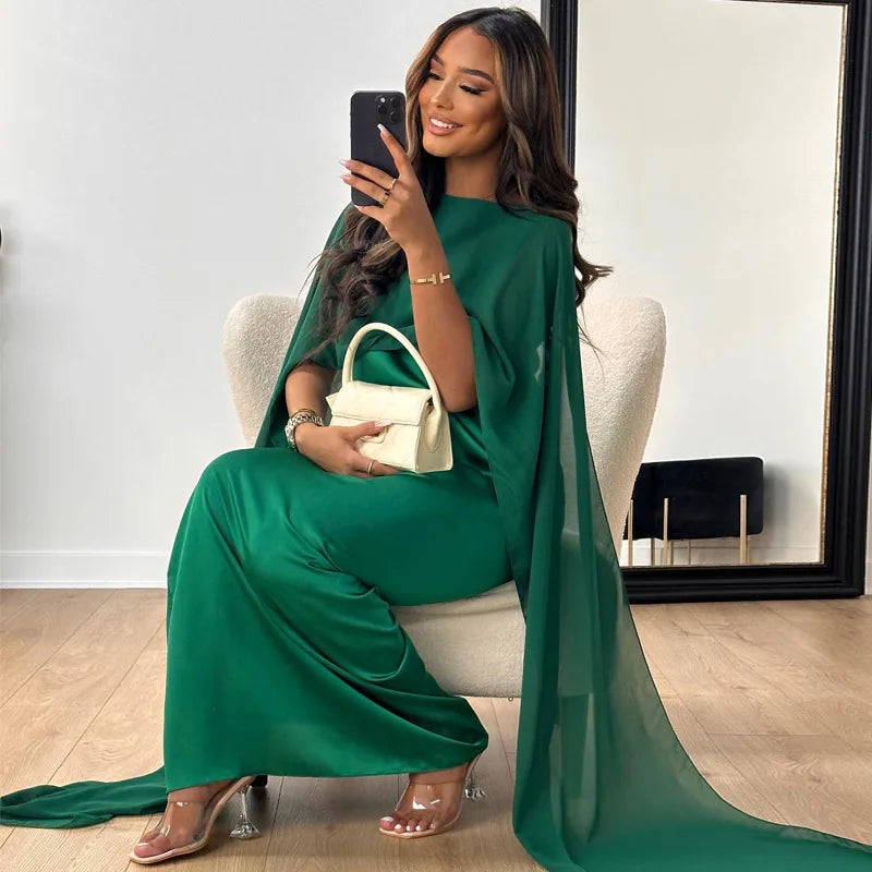 Women Dress Long Dresses Solid Round Neck Full Sleeve Casual Regular Loose Fit Elegant Splice High Waist Vestidos Simple