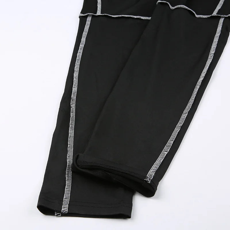 Women Yoga Skinny Pants Female Seamless Streak Casual Stretchy Leggings For Woman Sporty Workout Overalls Gym Fitness Outfits