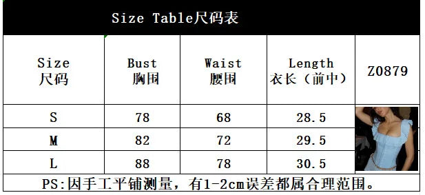 Women Fashion White Jacquard Ruffles Off Shoulder Slim Tank Crop Tops Slash Neck Lace Up Backless Single Breasted Corset Tees