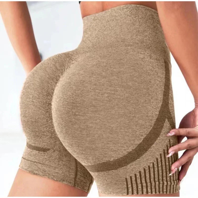 Women Yoga Shorts High Waisted and Hip Lifting Yoga Pants Outdoor Running Fitness Shorts Breathable Quick-dry Sportswear Pants