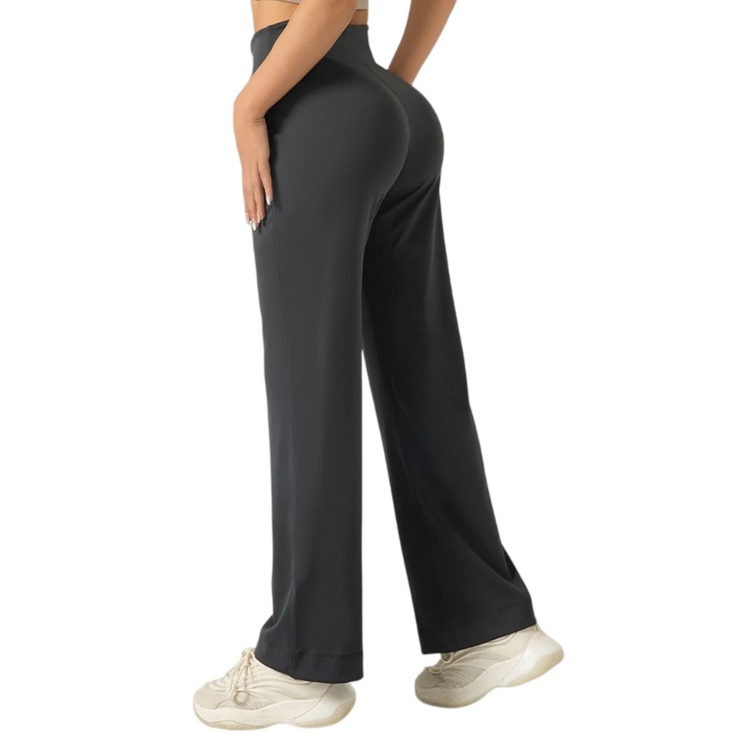 Womens Yoga Pants Wide Leg Pants With Pockets Casual Trousers Elastic Waist Sweatpants Pant for Women Women’s Pants Women’s Pant