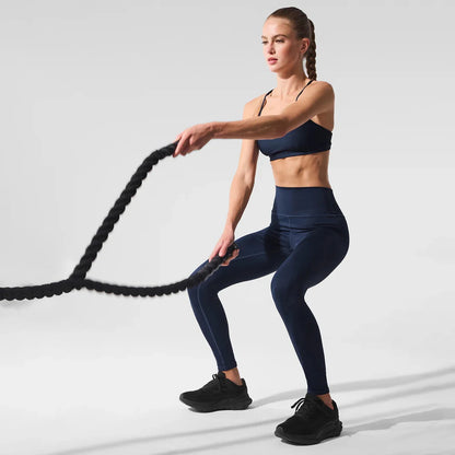 Women Yoga Pants Gym Pilates Seamless Sports Clothes Stretchy High Waist Athletic Exercise Fitness Leggings