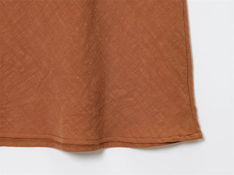 Women's Skirt New Fall 2025 Solid Color Drawstring Design Skirt Skirt Casual Fashion Personality Versatile