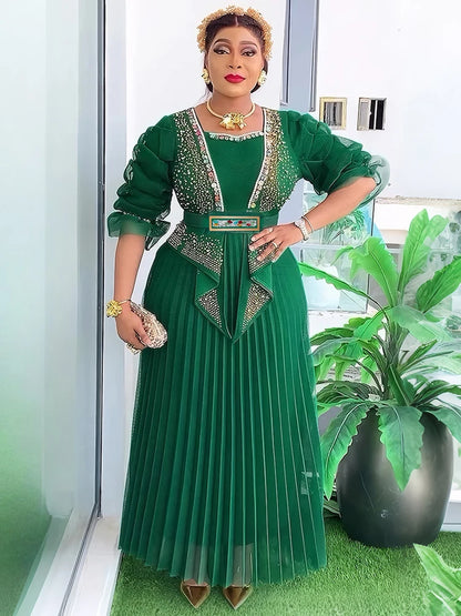 African Dresses For Woman 2025 Africa Clothing Wedding Party Evening Gowns Dashiki Ankara Outfits Dubai Turkey Kaftan Abayas