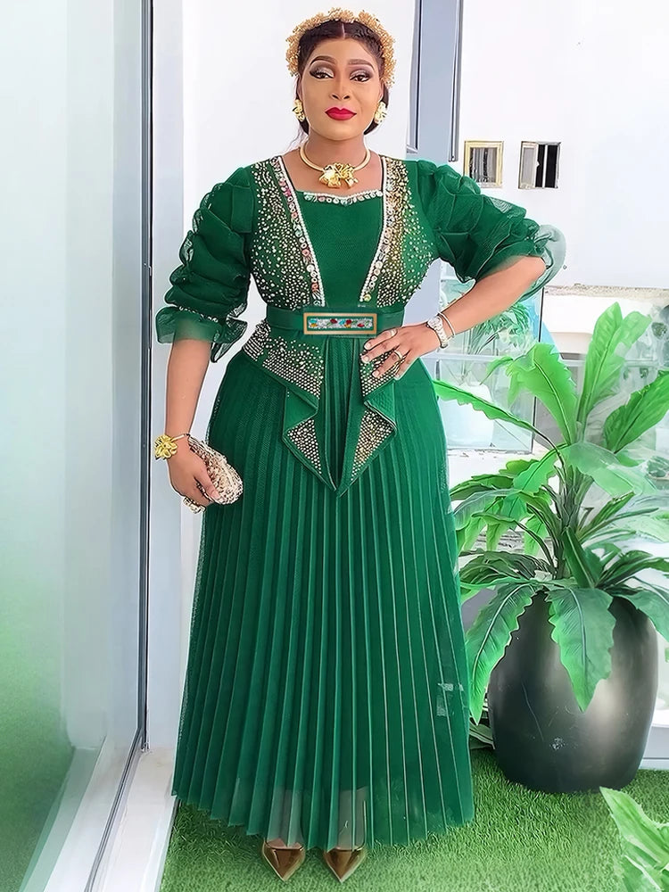 African Dresses For Woman 2025 Africa Clothing Wedding Party Evening Gowns Dashiki Ankara Outfits Dubai Turkey Kaftan Abayas