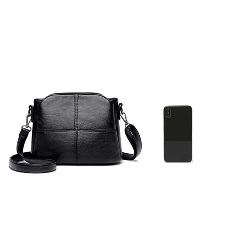 Women's Bags Retro Design Crossbody Bag Trend Quality PU Leather Bucket Shoulder Bags Small Handbags for Women