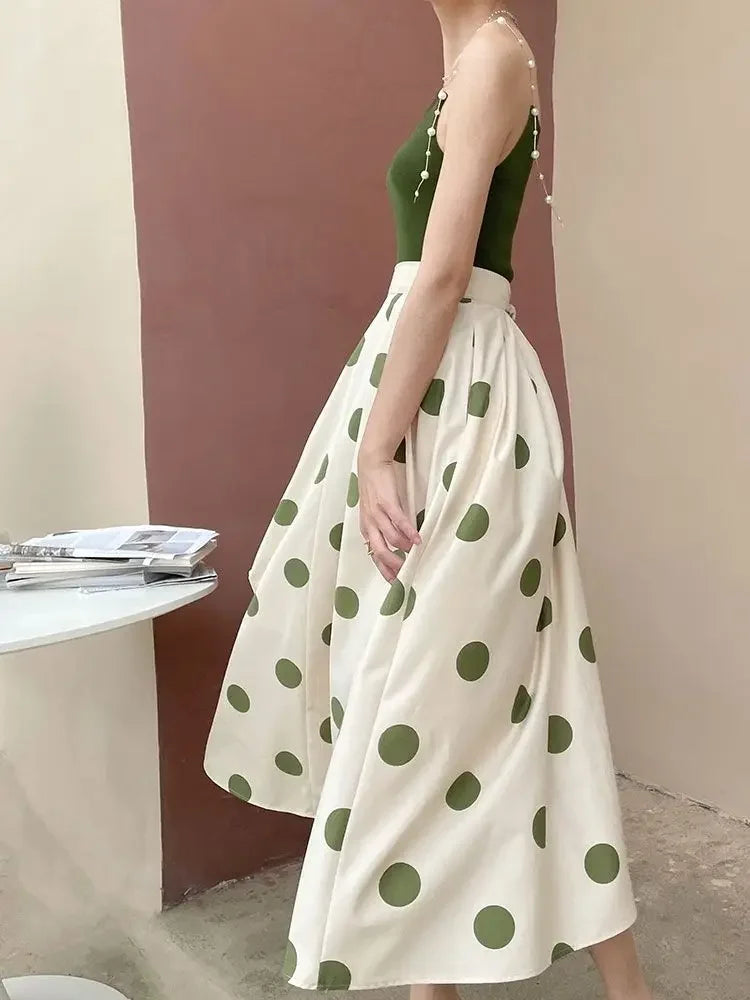 Skirts for Women Chic and Elegant High Waist New In Woman Skirt Clothing Trend 2024 Y2k Vintage A Line Casual Modest Streetwear