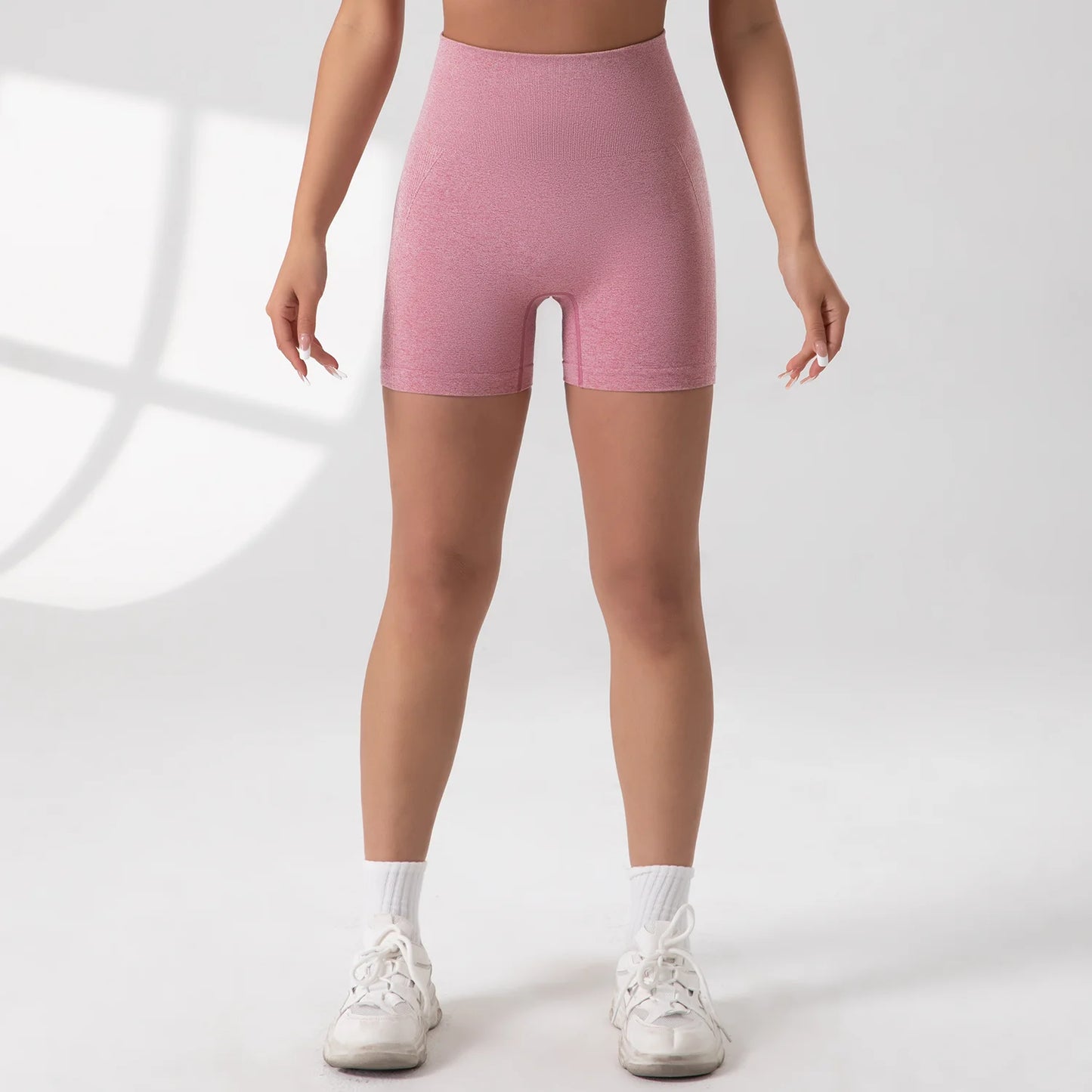 Women Yoga Shorts Legging High Waist Workout Shorts Fitness  Lift Butt Fitness Ladies Gym Running Short Pants Sportswear