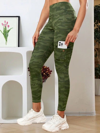 New Camouflage Printed Yoga Pants Women's High Waist Butt Lifting Workout  Tights Push Up Fitness Leggings Gym Activewear