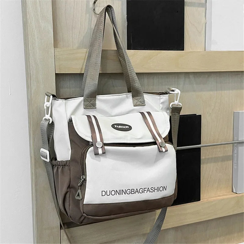 Women's Tote Bag, Large Capacity Daily Handbag, Travel Bucket Shoulder Bag, Fashion Messenger Bag,Campus School Bags Satchel