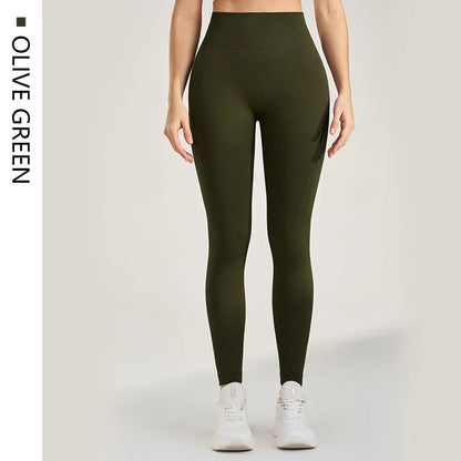 Women's yoga pants no embarrassing line sports fitness leggings tight peach hips high waist naked feeling yoga pants woman