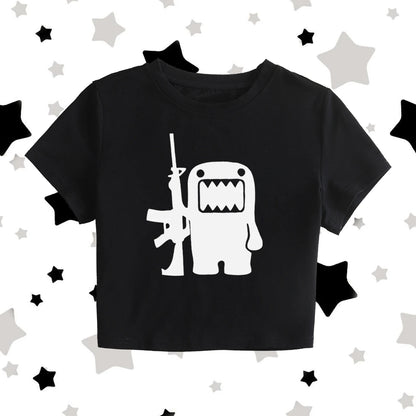 Women's vest cartoon Graphic Tees Y2k Top 90s Clothes Vintage Kawaii Female Clothing Emo Harajuku 2000s Tops Gothic cute Girl