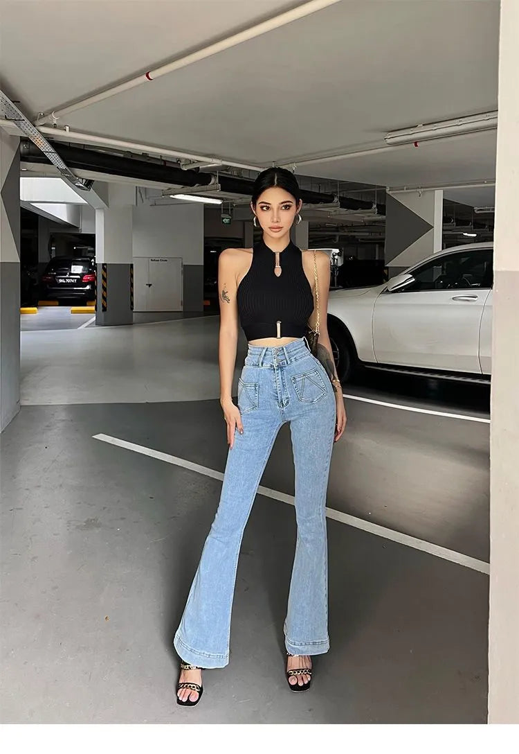 Women Y2K Sexy Tank Tops Chic Tops Halter Off Shoulder Crop Top Camis Elastic Slim Solid Knit Sports Solid Tank Tops 2024 Summer