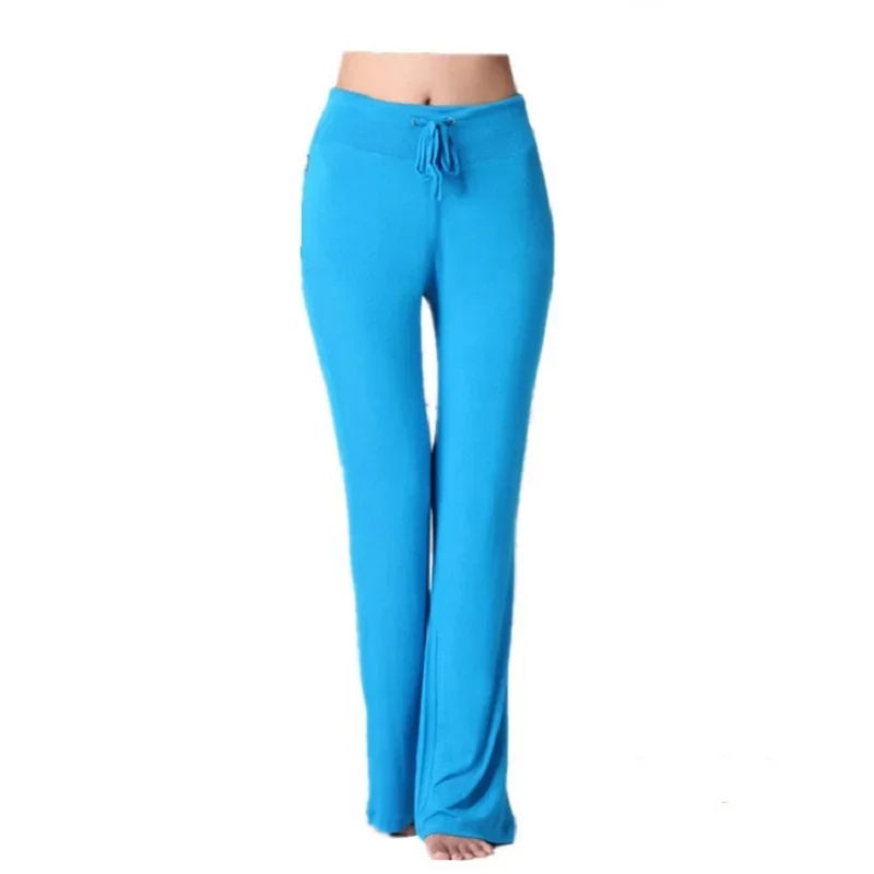 Women's Yoga Pants Summer High Waist Flared Trousers Tummy Control Workout Leggings Hot Sales Pants for Women