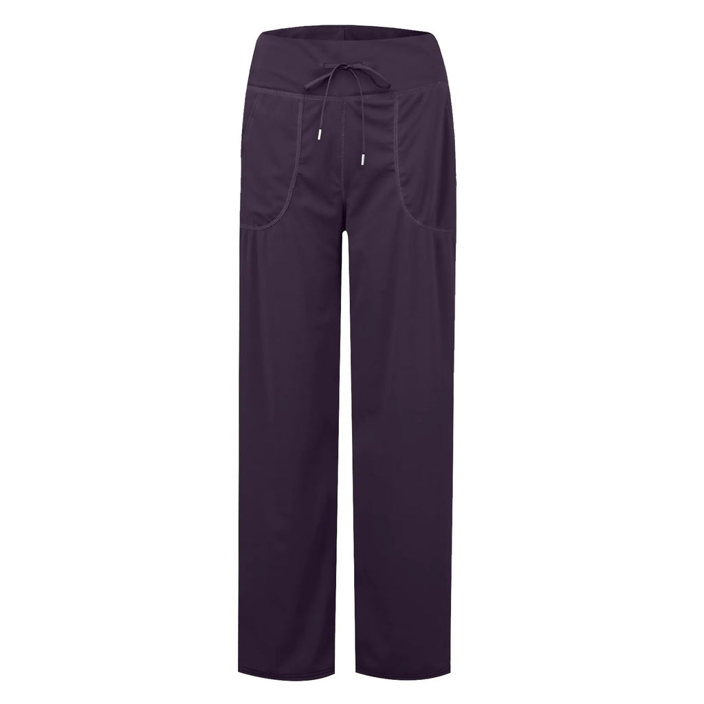 Wide Leg Pants For Women Yoga Pants High Waist Sweatpants With Pockets Stretch Pants Comfy Workout Sports Sweatpants