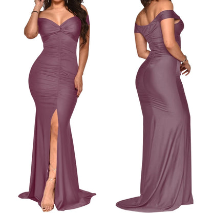 Women Long Dresses Sexy Backless Bodycon Evening Dresses Nightclub Maxi Dress Cocktail Birthday Party Welcome Prom Dress XSY039