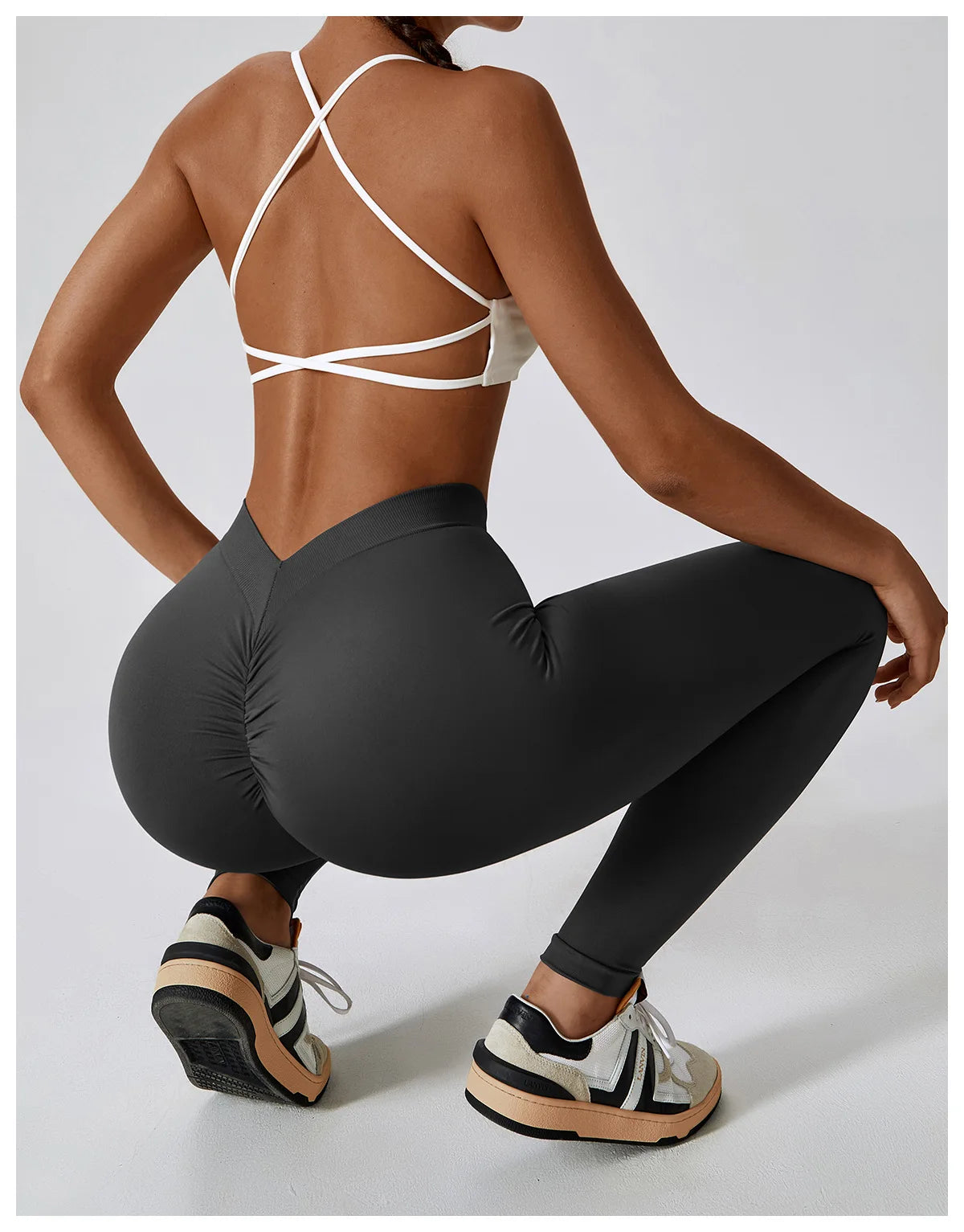 Yoga Pants Rear Rolled buttocks Peach Buttocks Women For Fitness High Waist Long Pants Women Hip Push UP Gym Women's Leggings