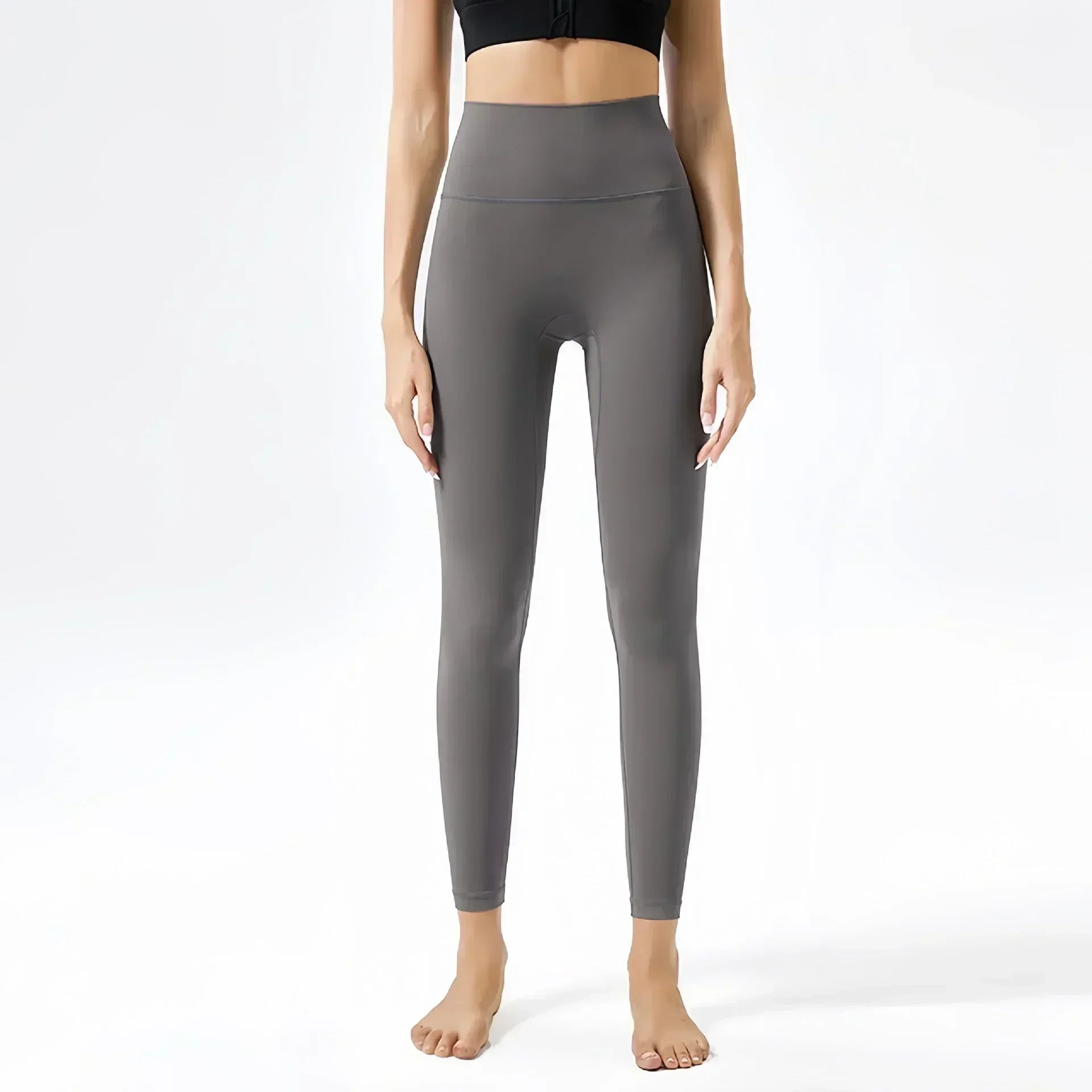 Yoga Pants No Embarrassment Line Sports Fitness Pants Tight Peach Lift Hip High Waist Nude Yoga Leggings