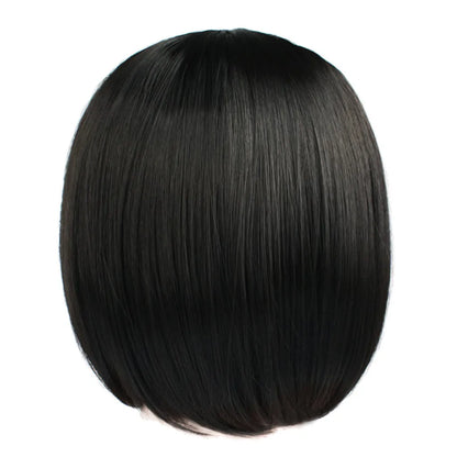 Wigs Short Straight Synthetic Hair Full Wigs for Women Natural Looking Heat