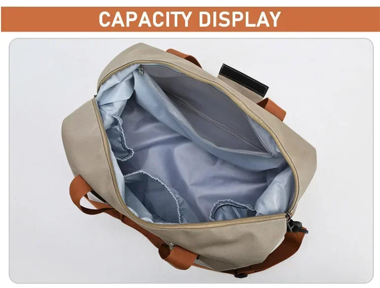Fashion Travel Bags For Women Large Capacity Men's Sports bag Waterproof Female Messenger Bag Dry And Wet Dropshipping