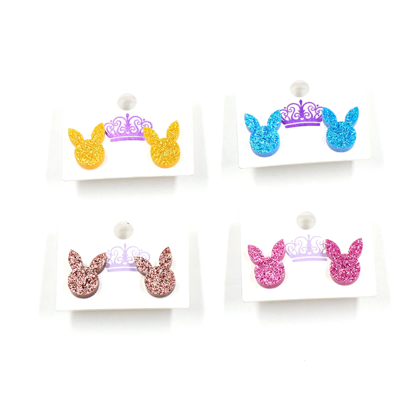 ST065 Acrylic Caterpillar Dangle Earrings Summer Earrings Glitter Acrylic Earrings