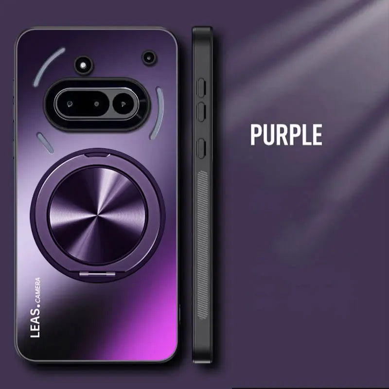 Magnetic Case for Nothing Phone 3A Pro Matte Shockproof Hard Bumper Stand Holder Cover Cases for Nothing Phone 3A 2A CMF Phone 1