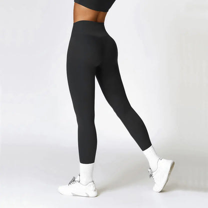 Women Yoga Pants High Waisted Sport Gym Workout Fitness Leggings Women Seamless Female Leggings Tummy Control Running Tights