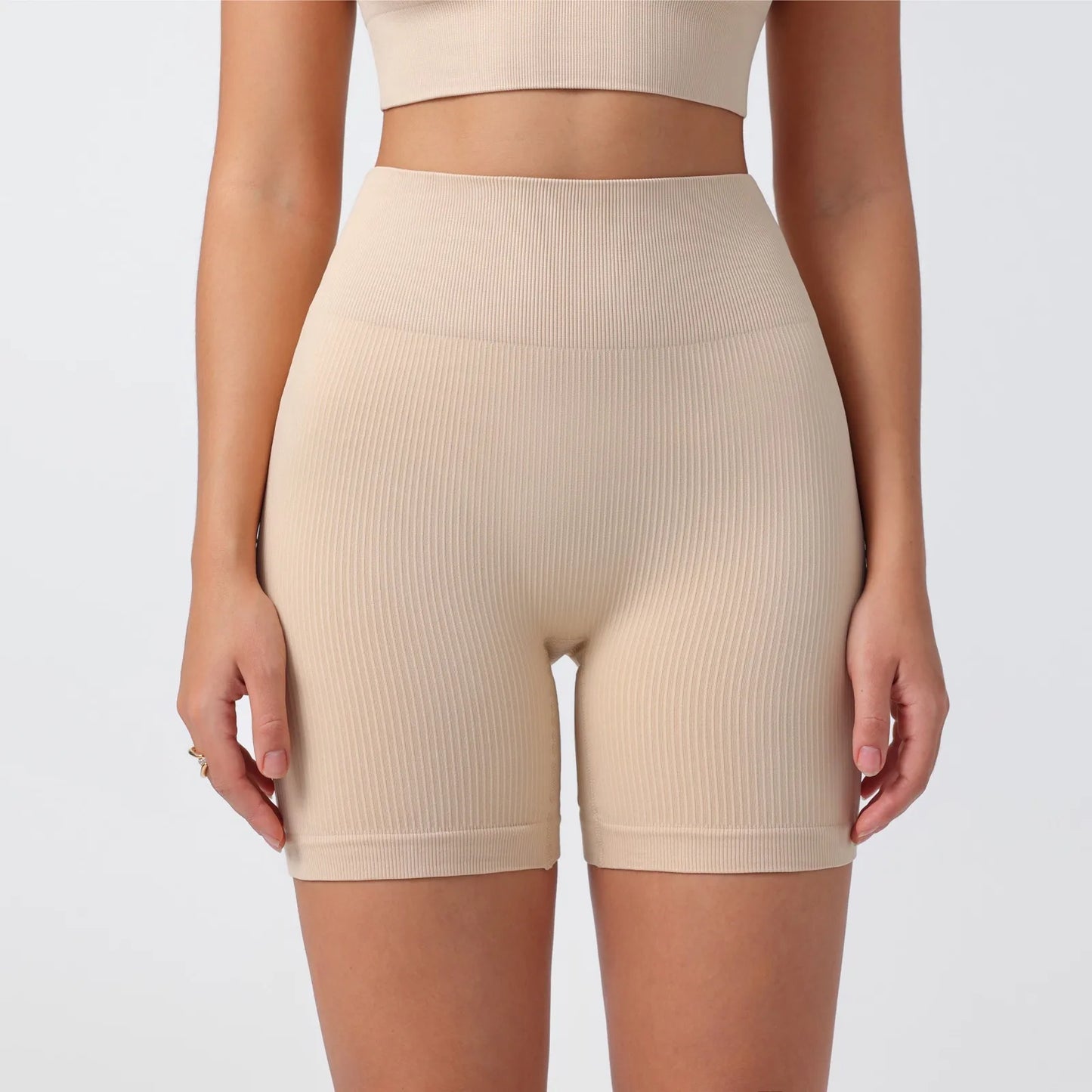 Women's Summer Loose Solid Color Yoga Pants Comfy Workout Pants Slim Female High Elastic Waist Skinny Yoga Running Sporty Shorts