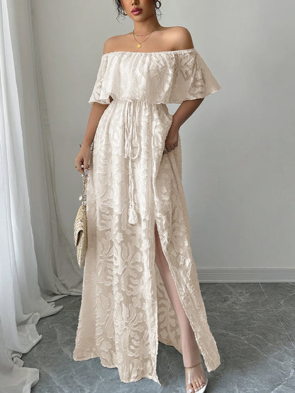 Women's Dresses 2025 Summer White Dress Women Cover-Ups Outfits Boho Hippie Chic Long Maxi Dresses Female Clothes Robe Vestidos