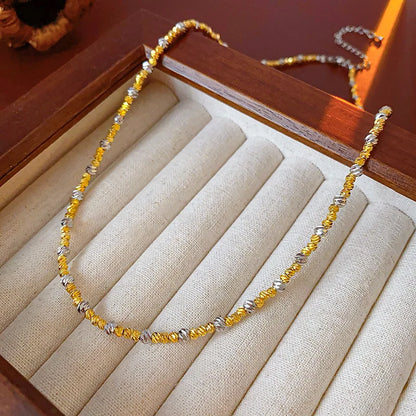 French 2024 New Necklaces for Women Simple Fashion Design Sense Collarbone Chains Versatile Luxury Jewelry Wholesale