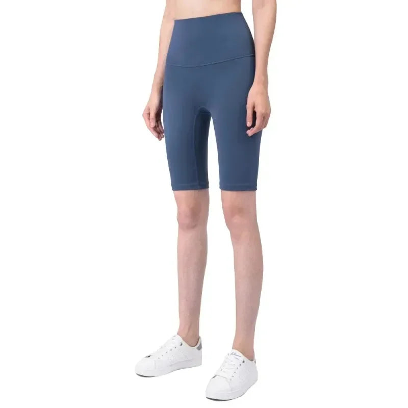 Five Yoga Pants Women Skinny High Waisted Hip Lifting Fitness Yoga Shorts