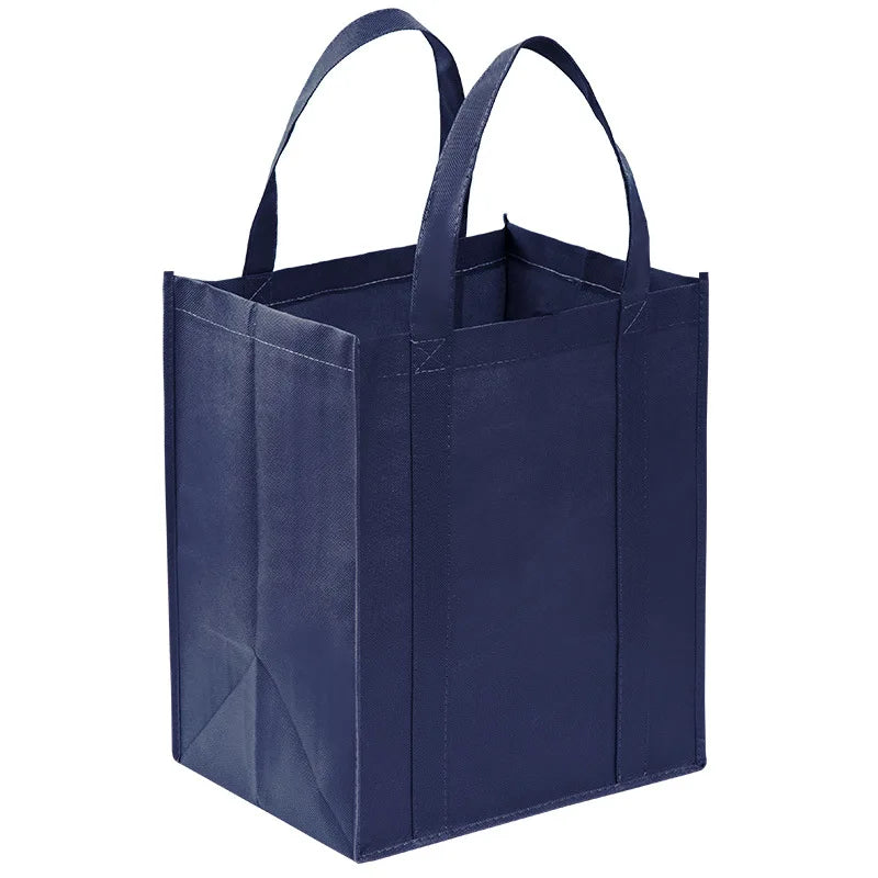 Simple Reusable Shopping Bags For Women Portable Foldable Eco-Friendly Grocery Heavy Duty Handbag Large Capacity Tote Bag