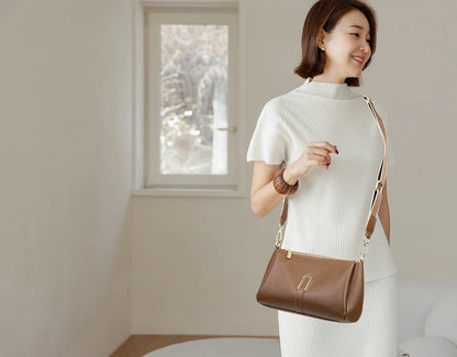 Women's Bag Handbag Fashion Female Messenger Phone Bag 2024 Luxury Cow Leather Women Shoulder Crossbody Bag