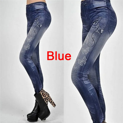 Women's Fashion New Sexy Skinny Leggings Jeans Jeggings Stretchy Pants Denim