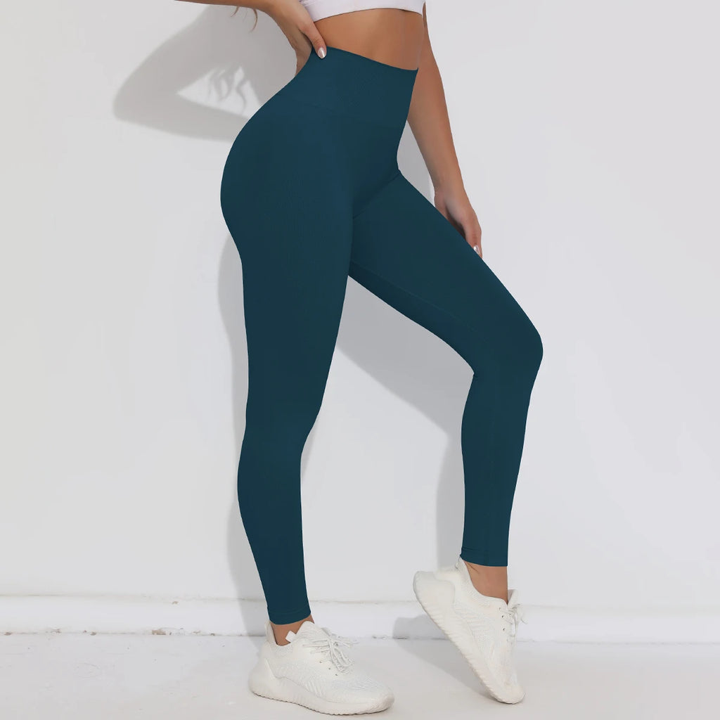 V Butt Yoga Pant Women Fitness Running Pants Tummy Control Slimming Booty Leggings Quick Drying Cycling Workout